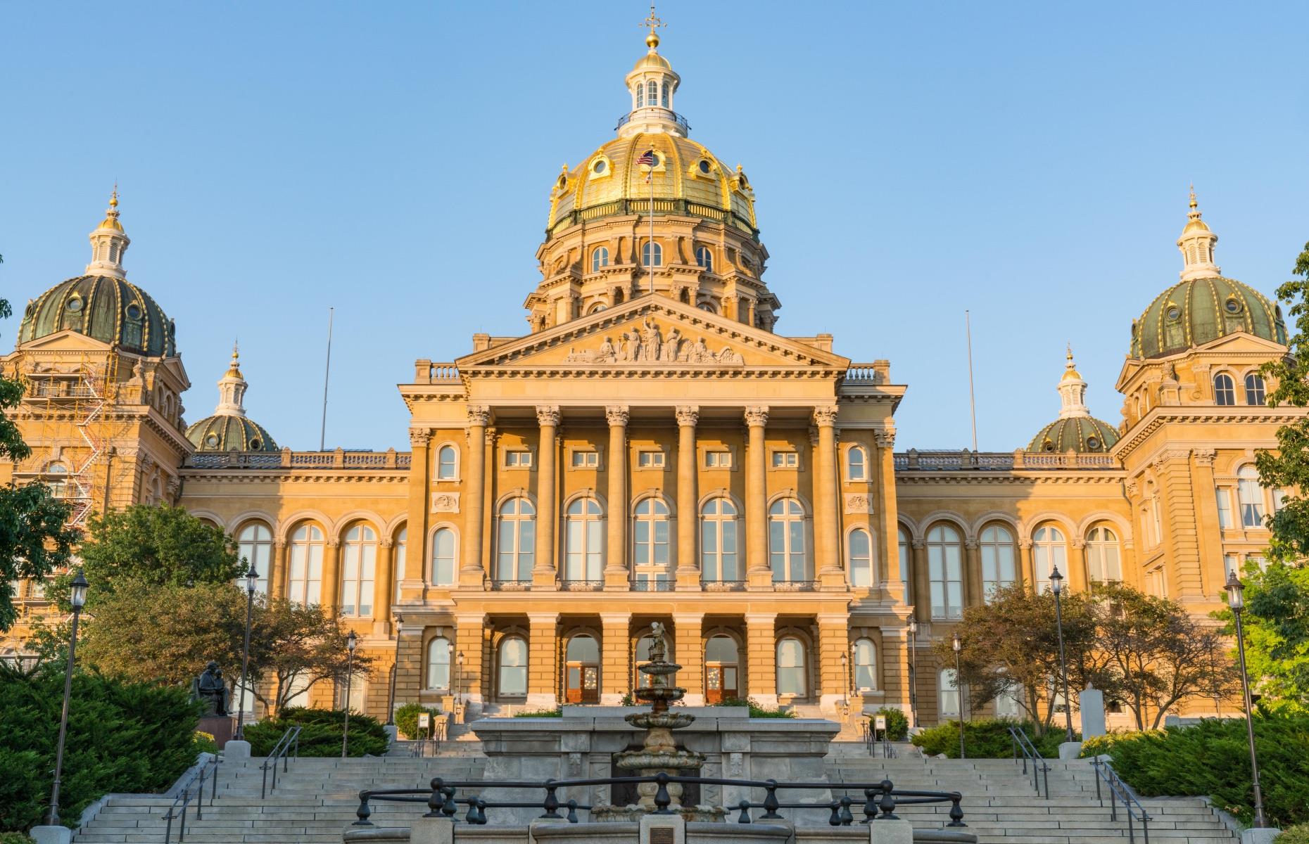 30. Iowa: State Capitol, Des Moines